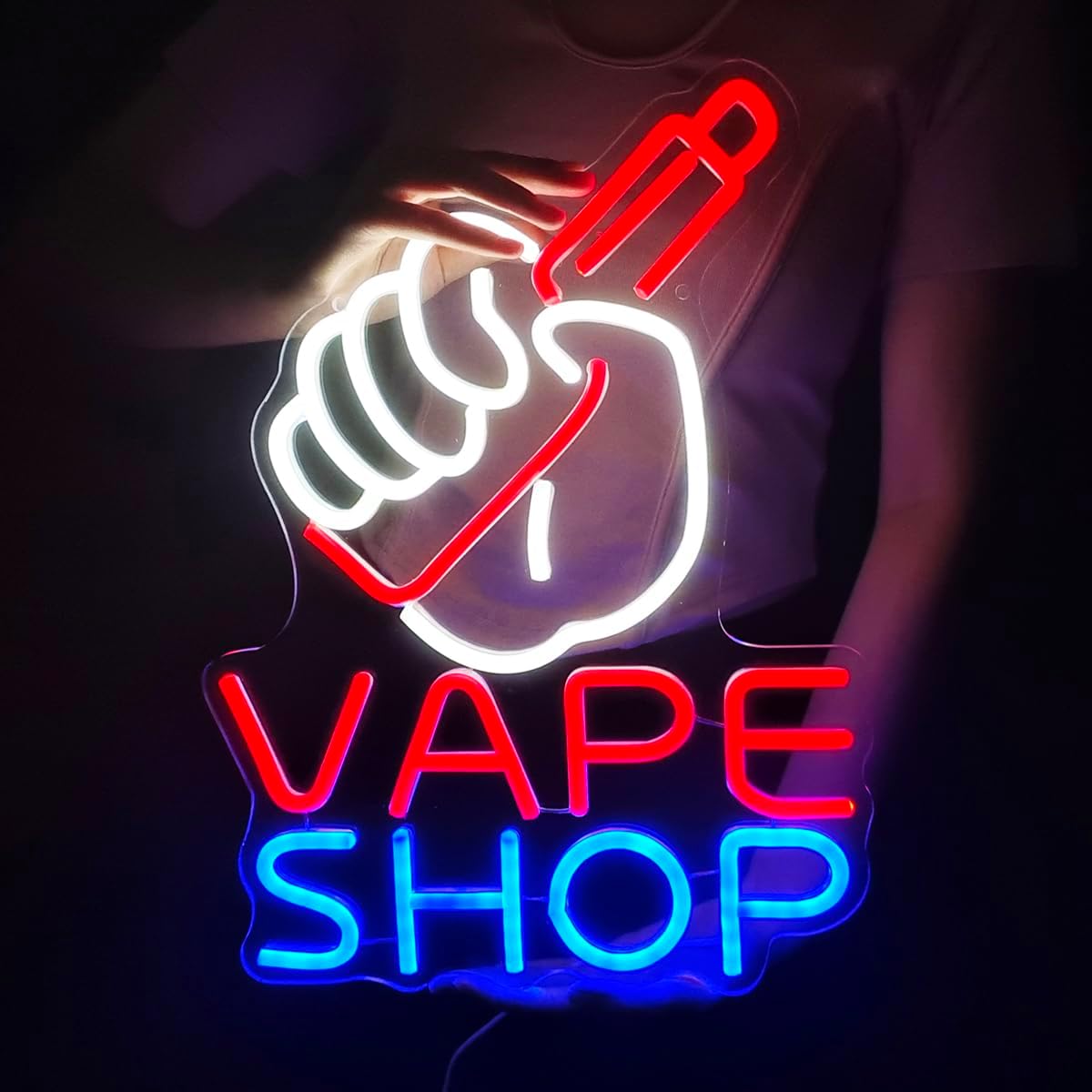 Vaping Store - Неоновая вывеска для магазина электронных сигарет