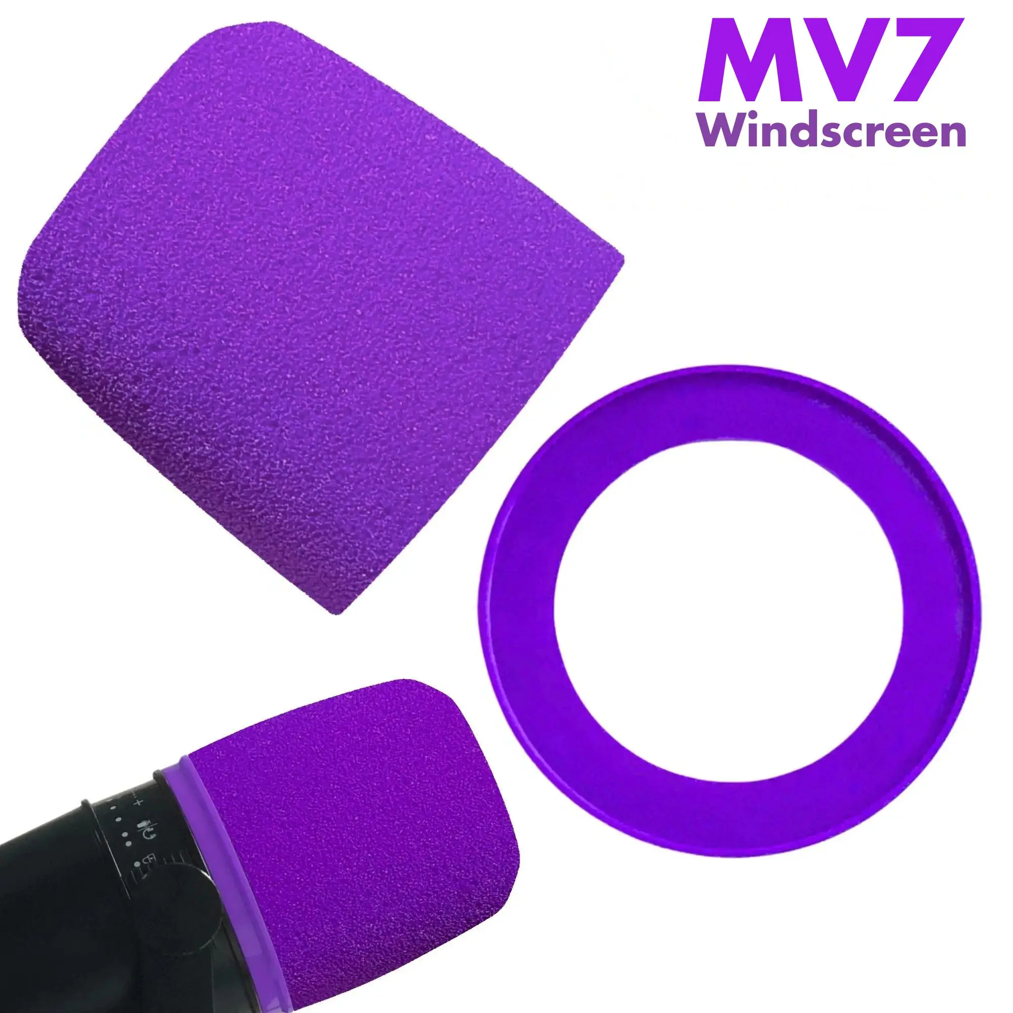 Shure Mic Mv7 - Поролоновая ветрозащита MV7 для микрофонов Shure