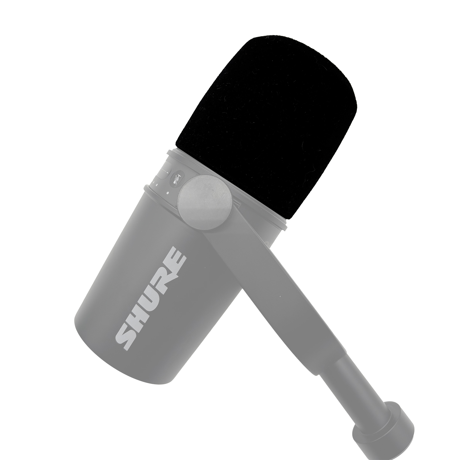 Shure Mic Mv7 - Поп-фильтр Blue Mantis с индивидуальным логотипом,