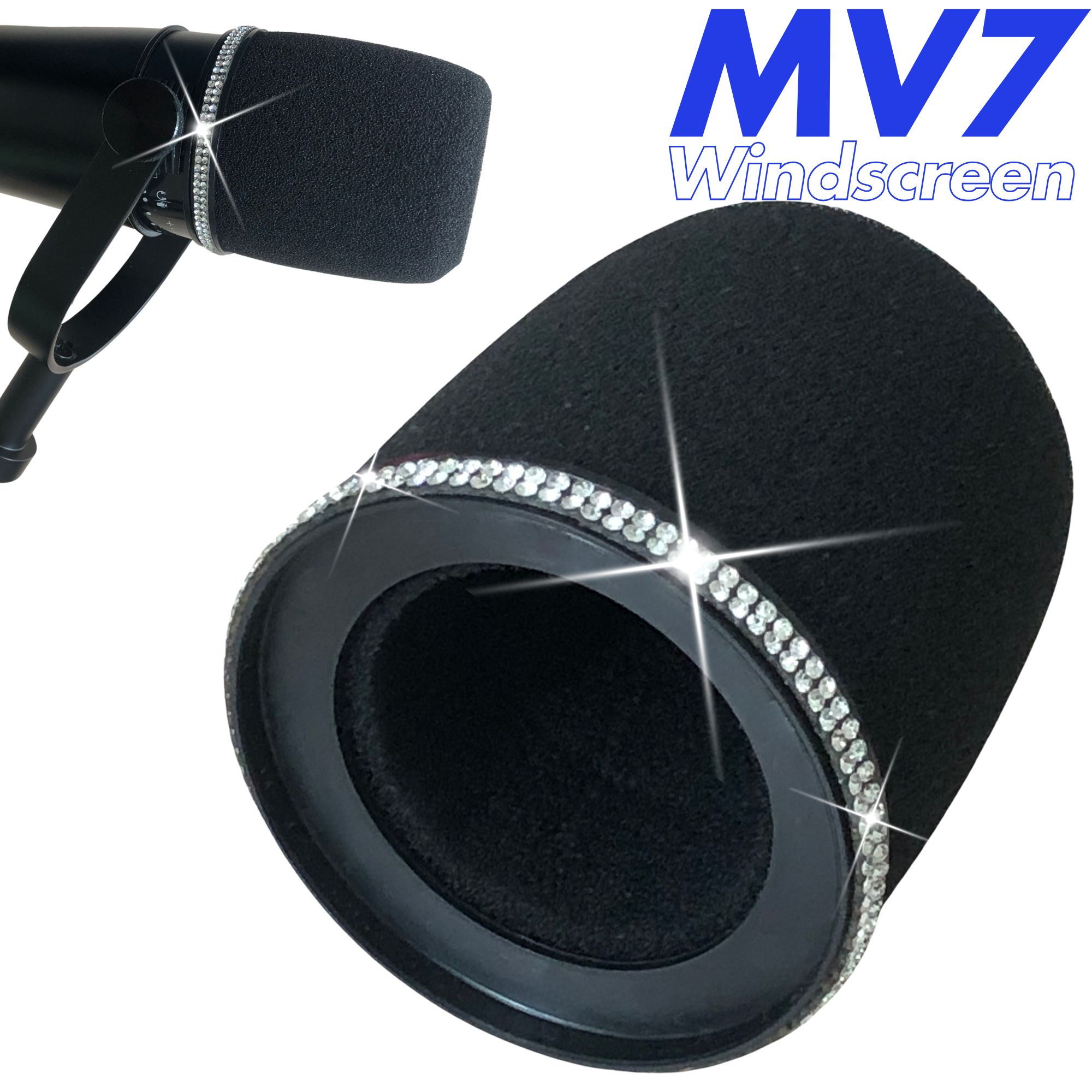 Shure Mic Sm7B - Поп-фильтр Shining MV7 для микрофонов Shure