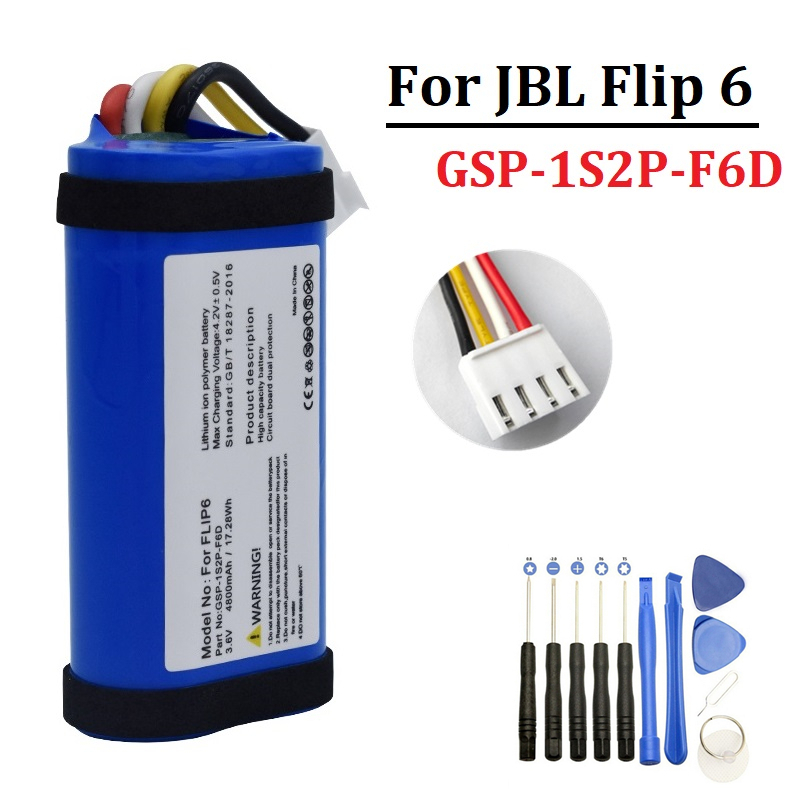 Jbl Speaker Flip 6 - Аккумуляторная батарея 4800 мАч для JBL