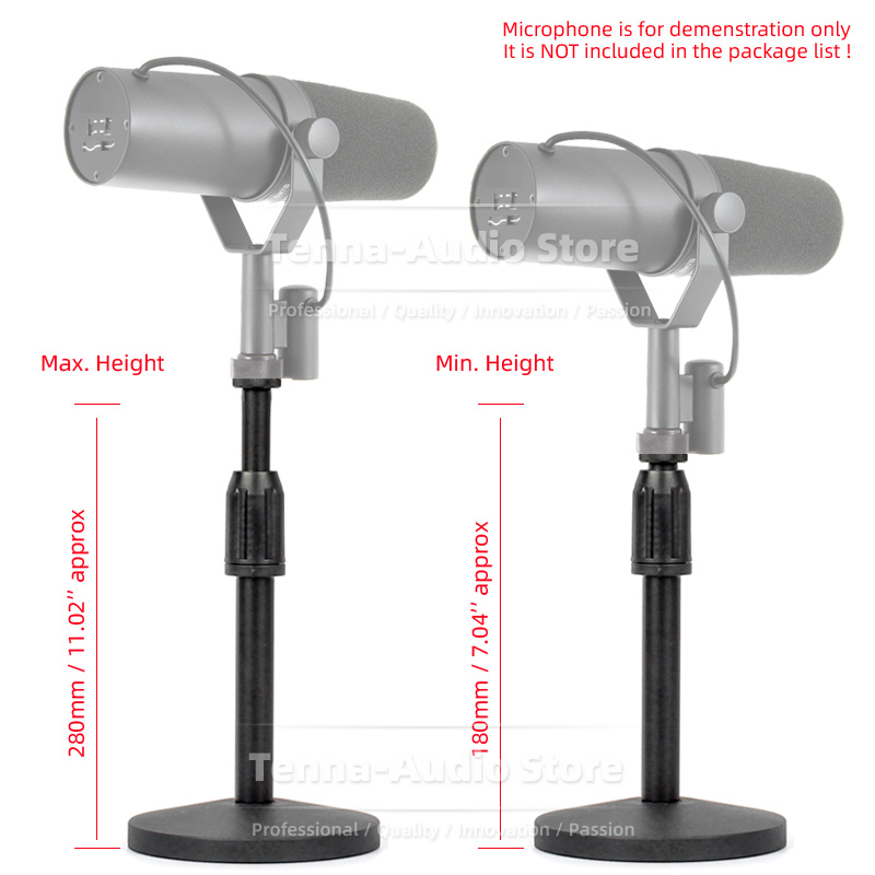 Настольная стойка для микрофон – обзор и цена Shure Mic Sm7B
