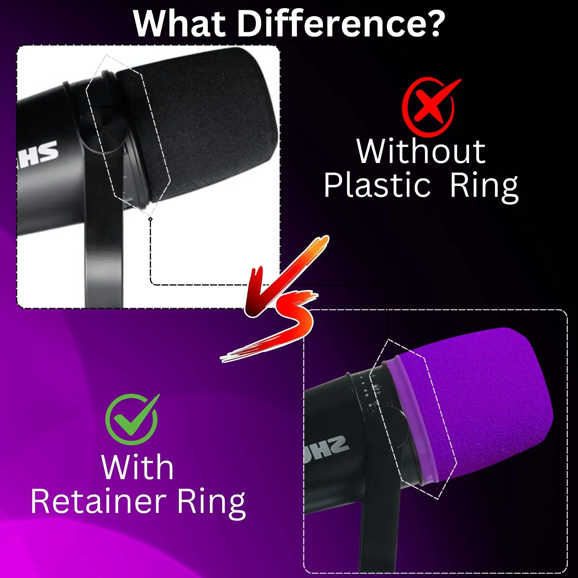 Поролоновая ветрозащита MV7 дл – обзор и цена Shure Mic Mv7